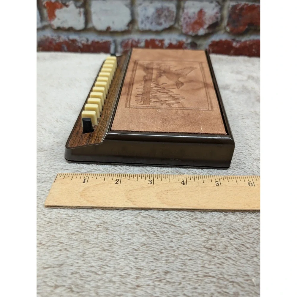Vintage Duck Hunting Embossed Push Button Alphabetical Address Telephone Index